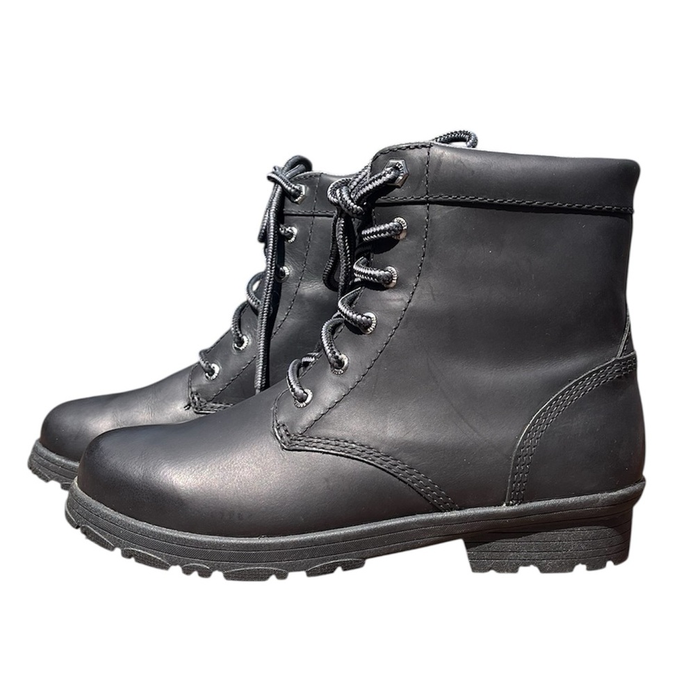Kodiak Floe Black Leather Waterproof Boots NWT
